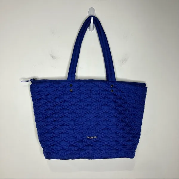 Baggallini quilted tote bag royal blue 20” x‎ 12” x 5.75” - Image 2
