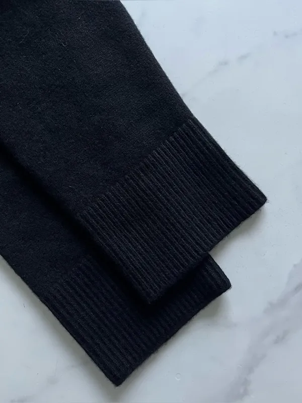 COS Cropped Wool Cardigan black Sz Small - Image 7