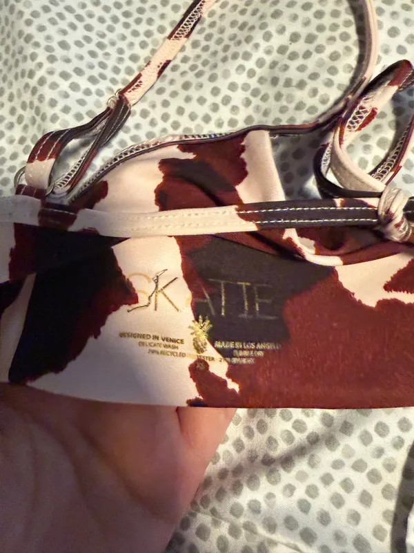 Skatie- cow print bikini - Image 3