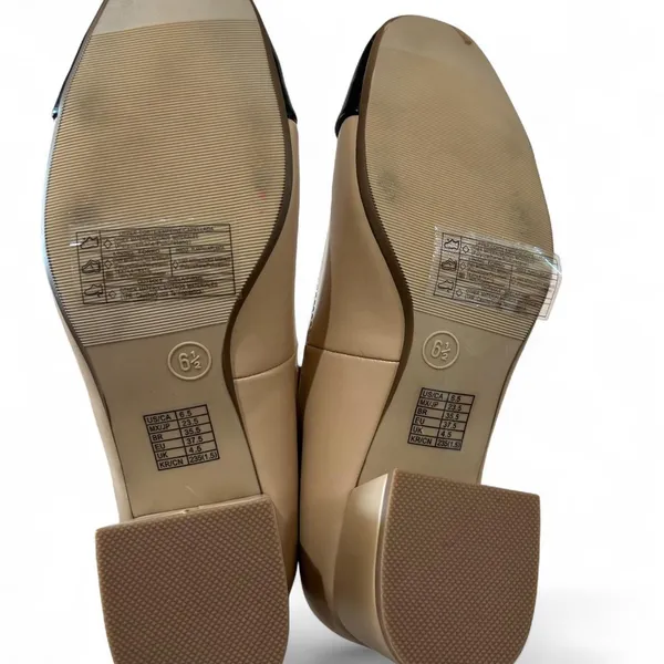 Forever 21 Two-tone black and cream Mary Jane sling back - Image 6