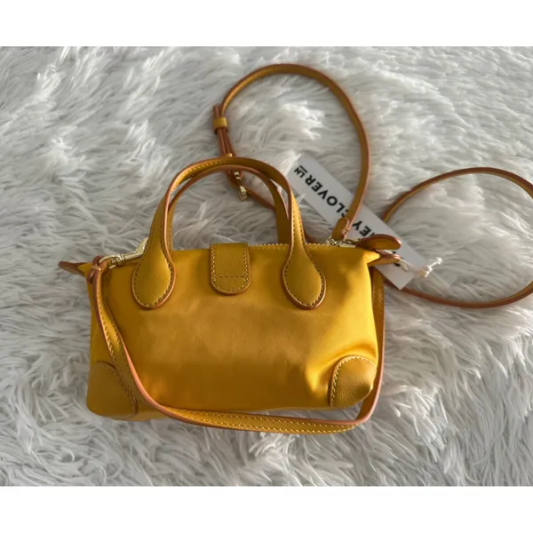 NWT Stoney Clover Lane Pouchette yellow Crossbody bag handbag - Image 7