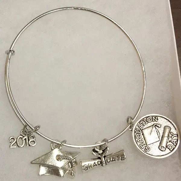 2018 Silver Graduation Charm Bracelet - Image 7