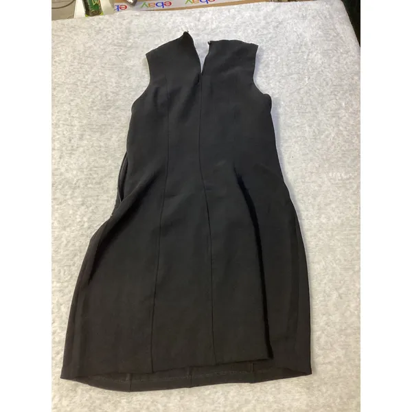 A New Day Womens Black‎ Sleeveless Mock Neck Mini Dress Size 10 NWT - Image 5