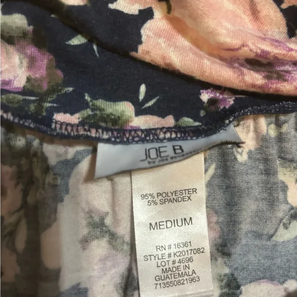 Joe B Floral Maxi Skirt - Lavender and Navy - Image 2