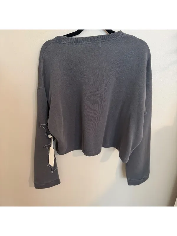 Vintage Havana Star Cropped Crewneck Sweatshirt - Image 4
