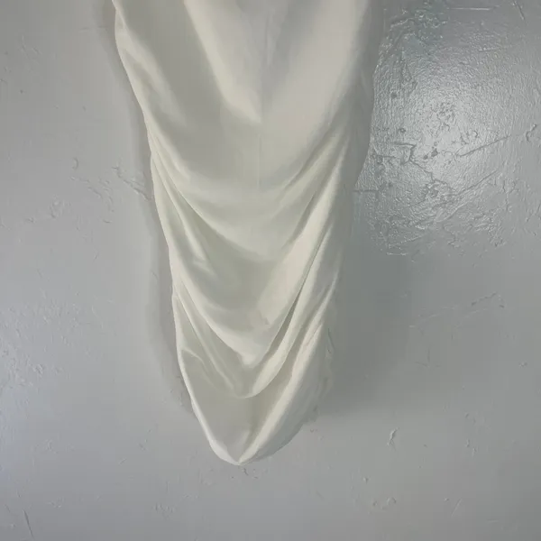 Polly Princess Women's Size 6 Small White White Eco Penney‎ Mini Dress - Image 4