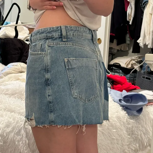 ZARA Denim Mini Skirt - Image 5