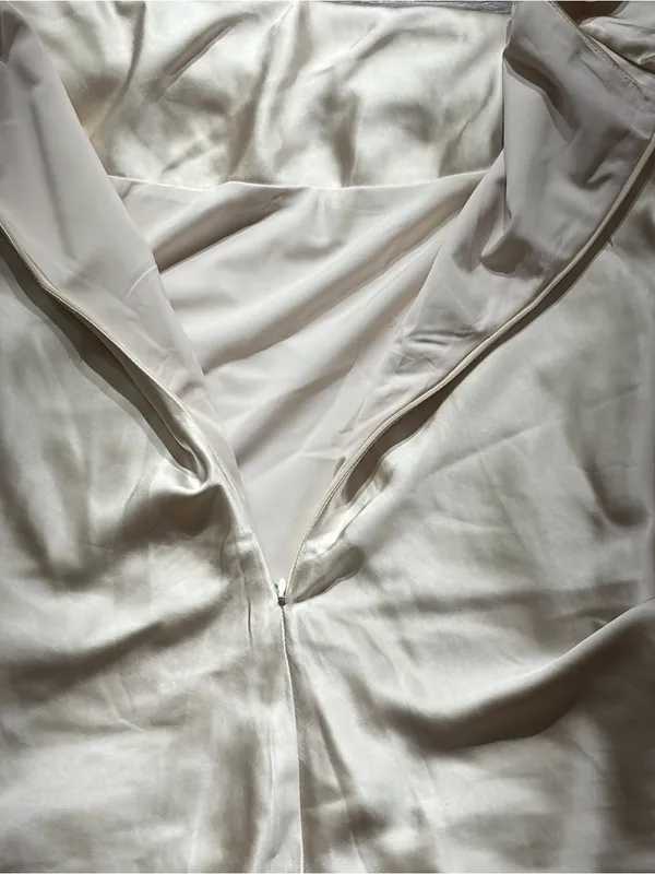 LULUS Satin Cowl Neck Long Sleeve mini dress XL - Image 13
