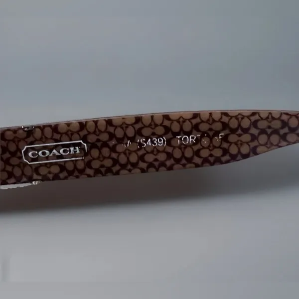 COACH ANNA (S439) Tortoise Butterfly Wrap Sunglasses Frames Brown Gradient-READ - Image 5