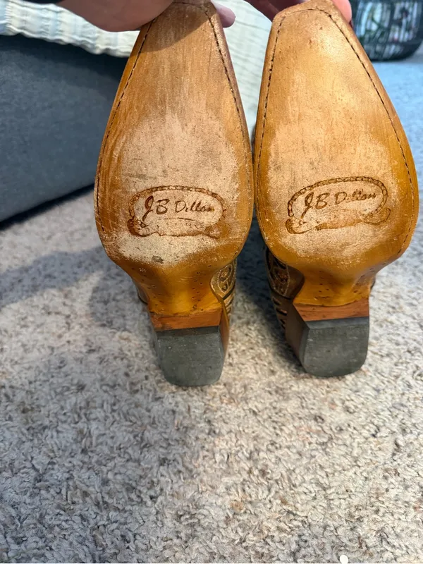 J.B. Dillon Boots Brown Size 8 - Image 6