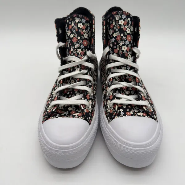 Converse Women's Chuck Taylor All Star Lift Platform Petite Petals Shoes White 7 - Image 6