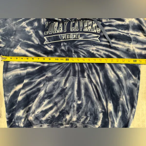 NWT XL Tie-dyed lightweight Hoodie “Luray Taverns, VA” - Image 8
