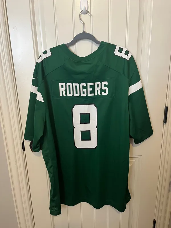 Nike New York Jets Aaron Rodgers Jersey XXL - Image 9