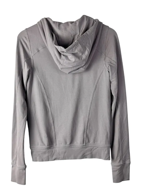Lululemon Press Pause Lavender Gray Full Zip Athletic Jacket 4 - Image 3