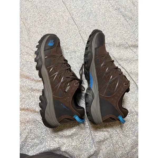 The North Face Storm III Waterproof Hiking Shoes Size 11 Women Brown Blue Tie - Image 6