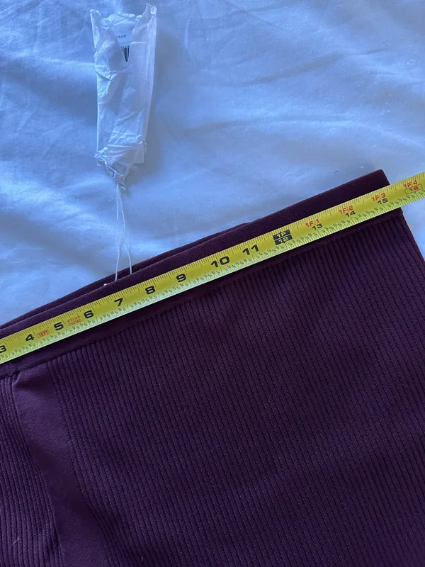 NWT Stretch Ponte Viscose Blend Pencil. Skirt Size M - Image 3