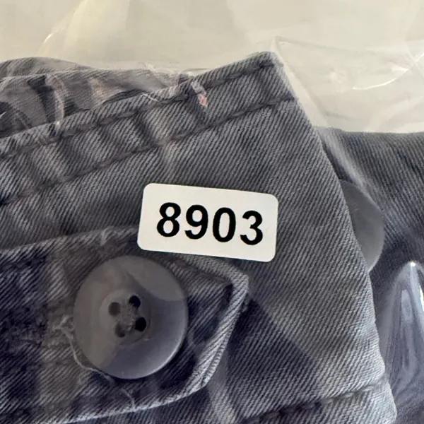 American Eagle Gray Lyocell High Rise Pleated‎ Tapered Button Fly Pants Size 0 - Image 11