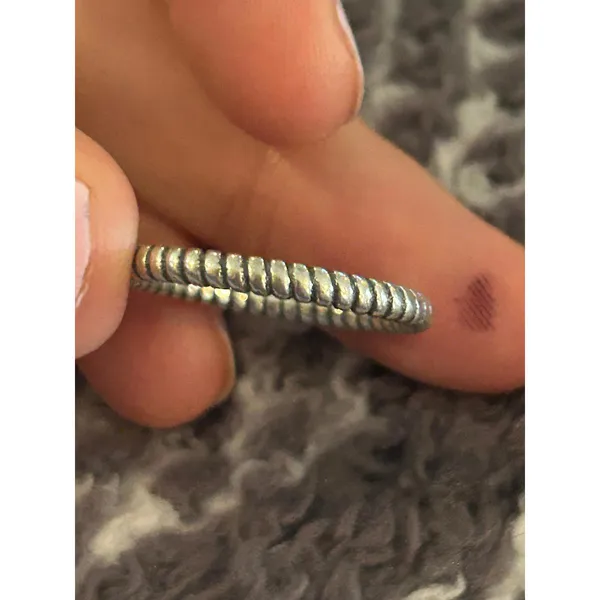 Z45 size 10 silver plated ring - Image 3