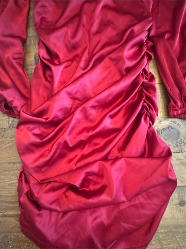 REVOLVE | MORE TO COME‎ Blair Ruched Mini Dress - Image 3