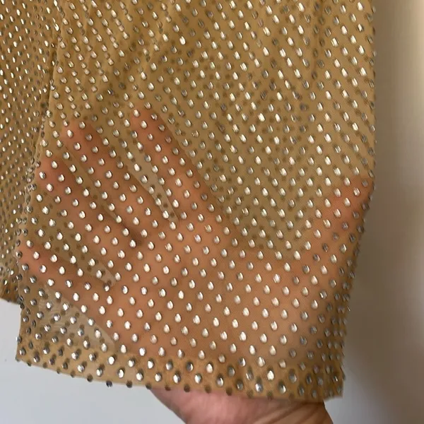 For Love & Lemons‎ Rhinestone Kiara Mesh Shorts XS - Glamorous, Sheer, NWT - Image 8