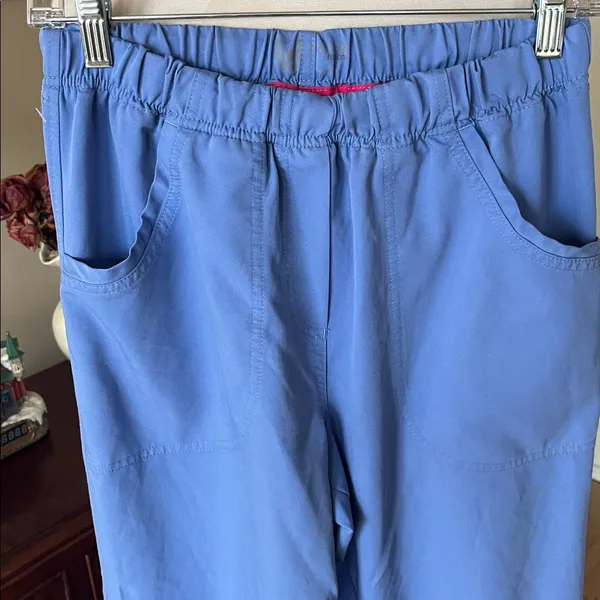 Urbane Ultimate Scrubs Pants XS Tall Periwinkle Blue - Image 3