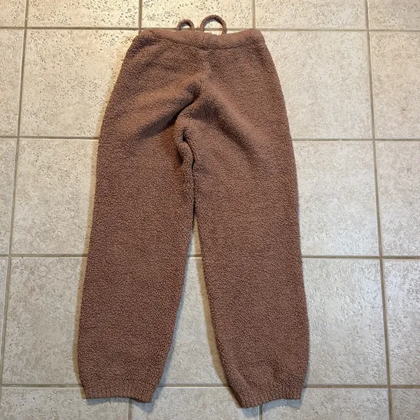 Skims Teddy Sherpa Fleece Joggers Size S/M Brown‎ - Image 8