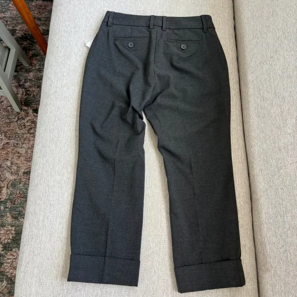 Vintage Gap Y2K Carpis Cuffed Cropped Dress Pants Size 0 Office Siren Indie NWT - Image 2