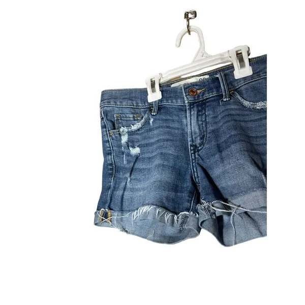 Abercrombie & Fitch Low Rise Jean Shorts‎ Size 00 - Image 3