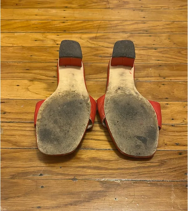 Lulus Red Sandal Heels - Image 3