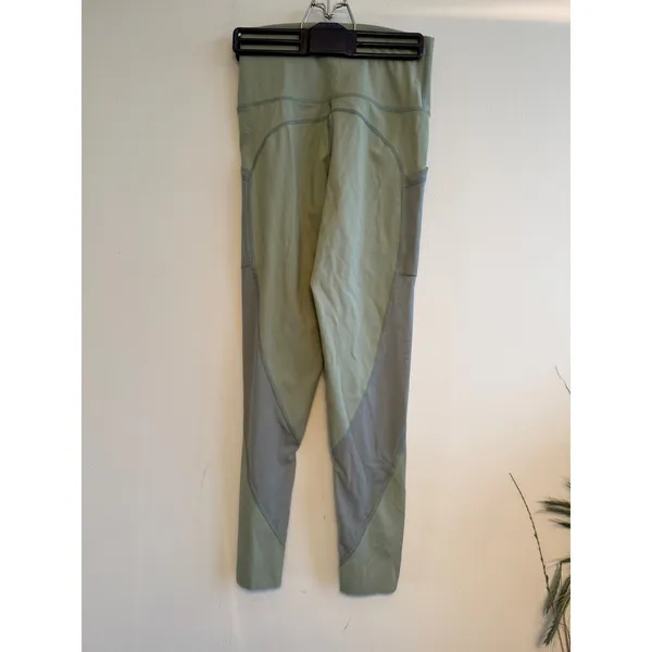 OFFLINE by Aerie‎ Goals 7/8 Legging High Rise Sage Green Mesh Pocket Medium - Image 3
