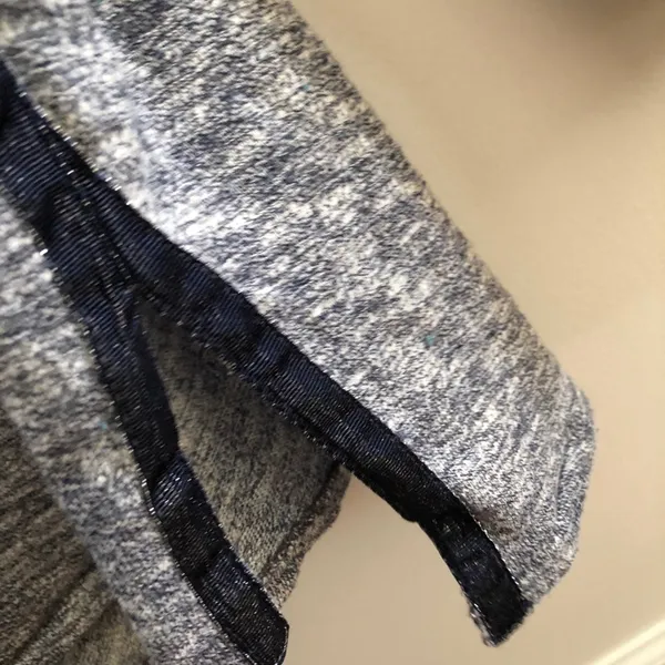 Aerie Marled High low Slit Oversized Sweater Blue Small‎ - Image 3