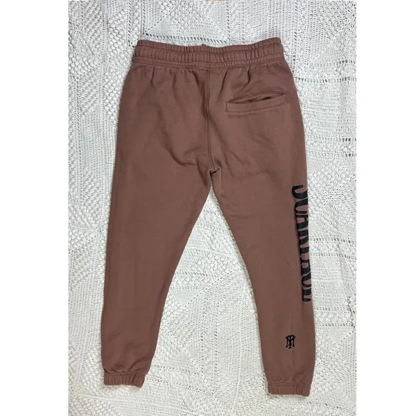 Scarface x Shoe Palace womens Size Small Sweatpants Joggers Brown Universal 1983 - Image 3