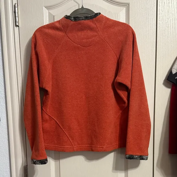 Wooly Bully‎ Fleece Sweatshirt Faux Fur Trim Gorp Winter Cabincore Granola - Image 3