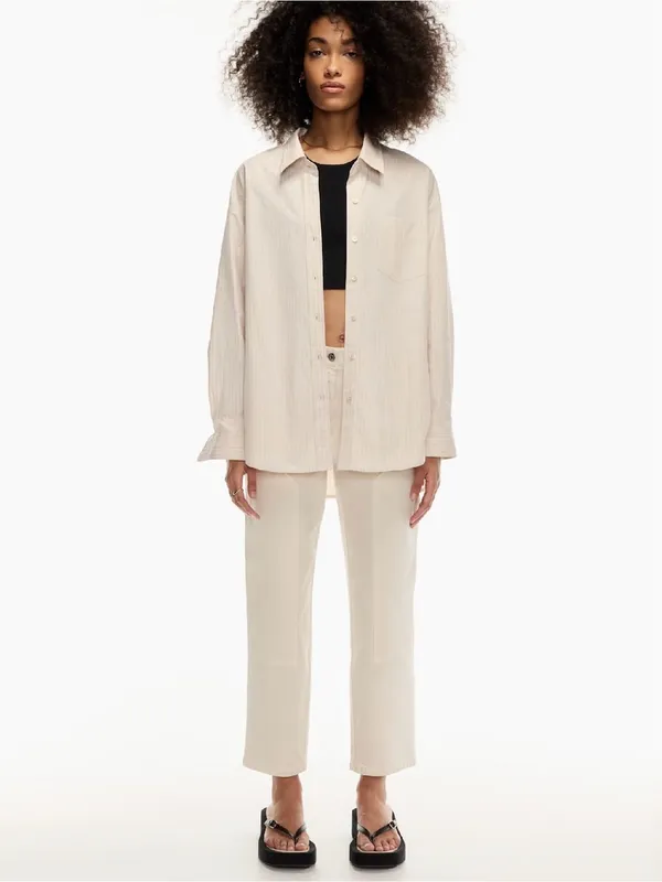 Aritzia Wilfred Clutch Ribbed Sweater Top - Image 4