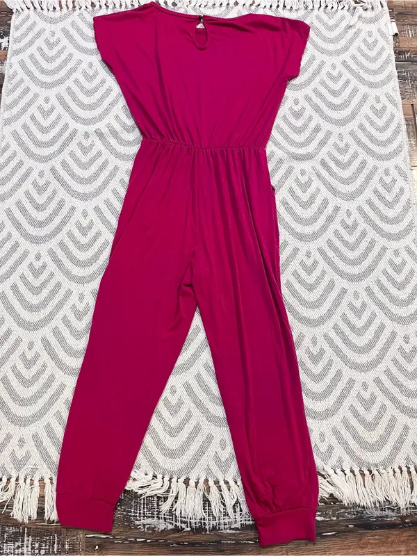 Magenta Pink Jumpsuit L/XL - Image 4