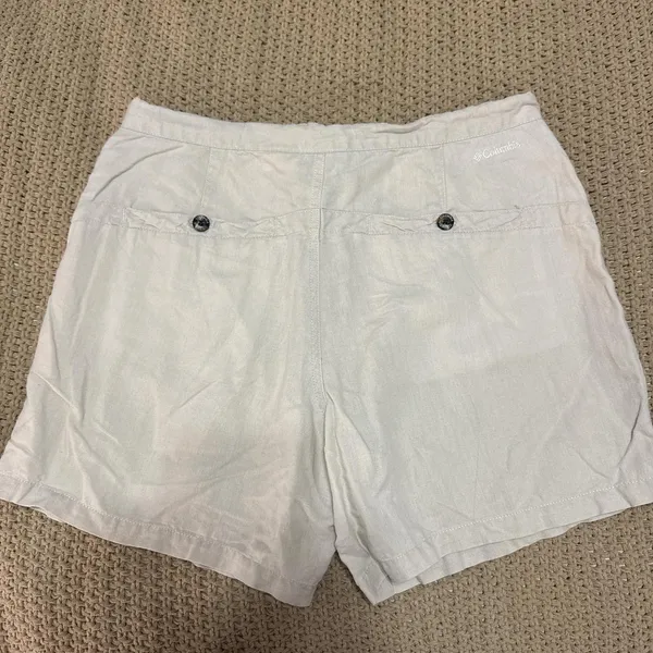 Vintage Columbia Linen Shorts - Image 2