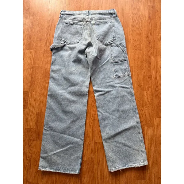 Abercrombie & Fitch 90s Relaxed Carpenter Jean High Rise Size 12 - Image 7