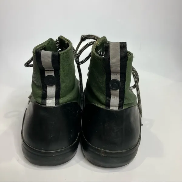 Hunter black dipped lace up boots waterproof rain boots‎ women’s size 8.5 trendy - Image 5