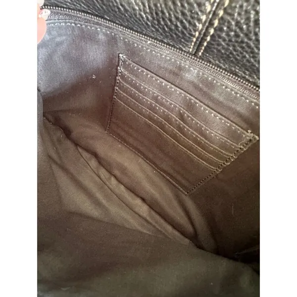 Fossil Morgan Vintage Traveler Genuine Leather Messenger Crossbody Shoulder Bag - Image 6