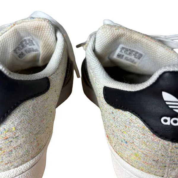 Adidas Superstar Tan Speckled Canvas Sneakers Size 6 - Image 9
