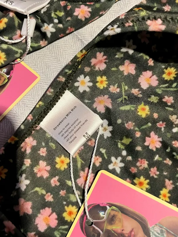 Strawberry milk on swim top and bottom - Image 4