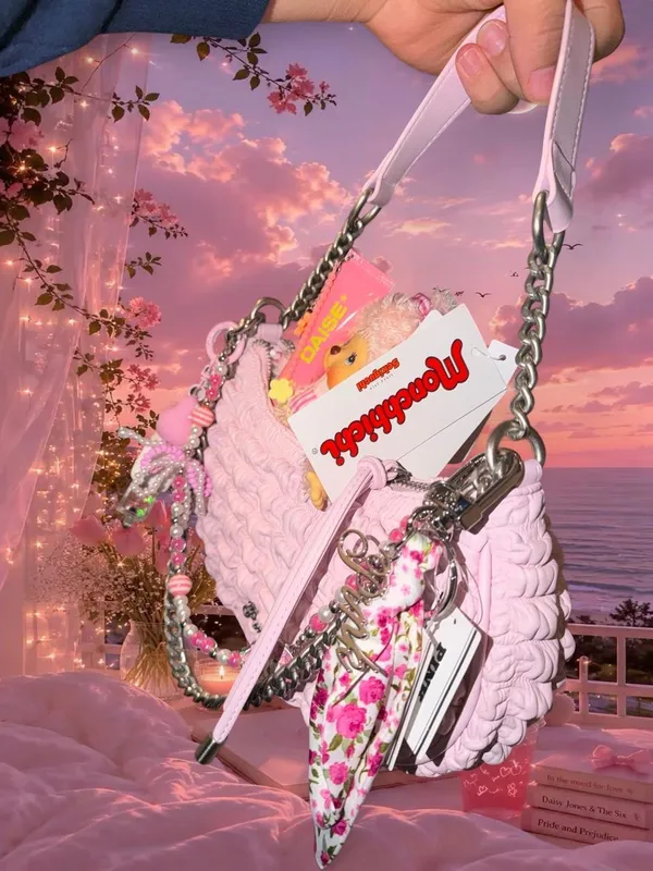 Victoria's Secret PINK X Monchhichi Purse - Image 5