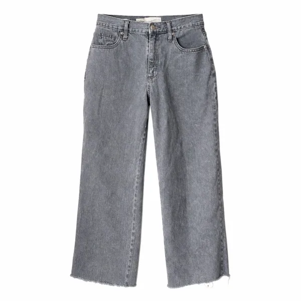Universal Thread Gray Wash High Rise Relaxed Wide Leg Jeans - Image 4