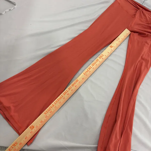 OFFLINE by Aerie RealMe Xtra Flare Leggings Coral Orange Crossover Twist M Short - Image 11