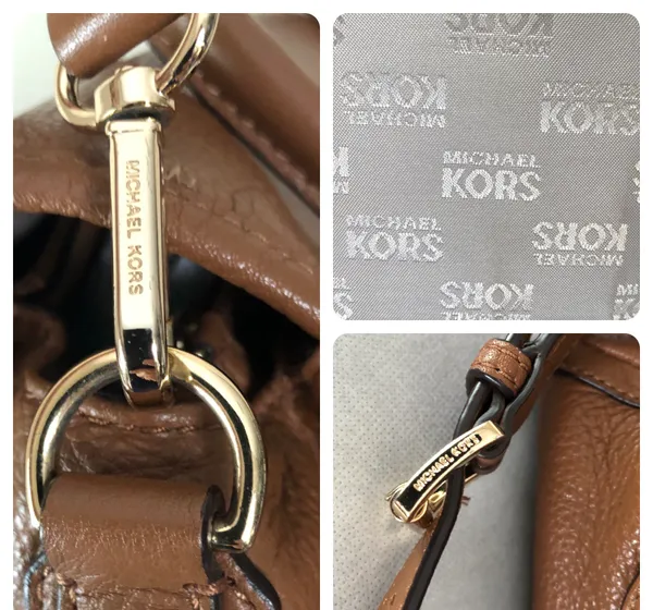 Margo Tan Leather Satchel Bag - Image 10