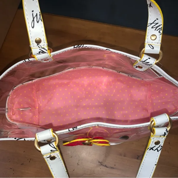 Juicy Couture Transparent PVC Beach Tote Bag - Image 6
