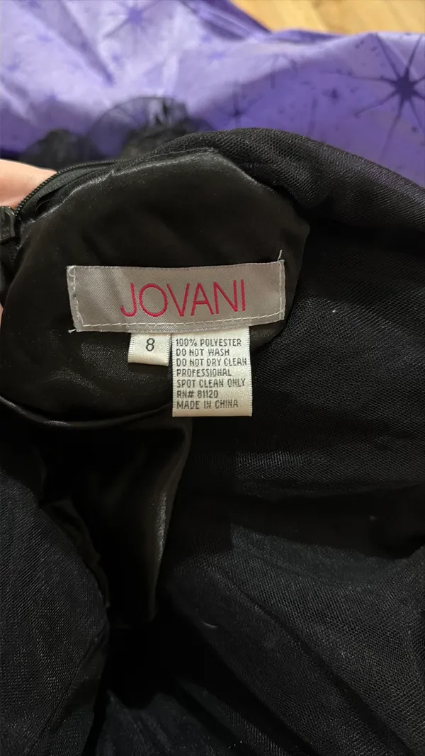 Jovani Black Prom Dress - Image 3