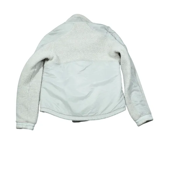 Lululemon Size 4 Wool Blend Sherpa‎ Fleece Go Cozy Jacket Heathered Ceramic - Image 10