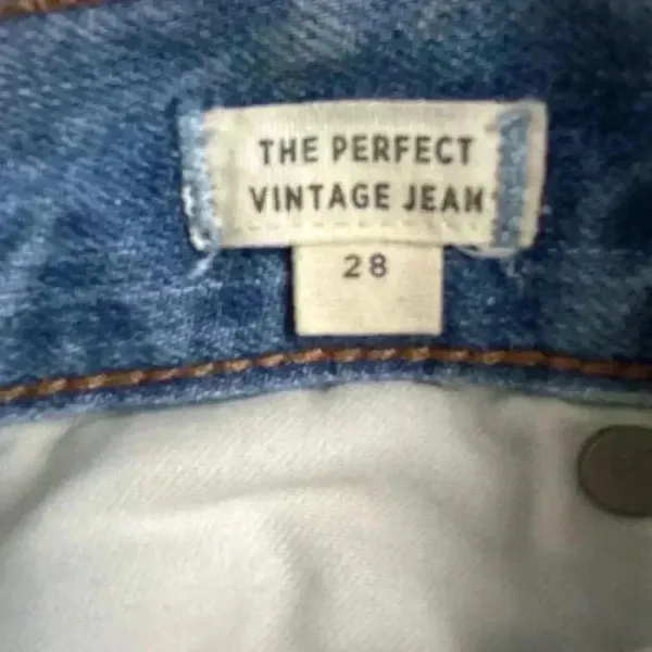 Madewell Women's High Rise Straight Jeans Size 28 Blue Denim‎ - Image 11