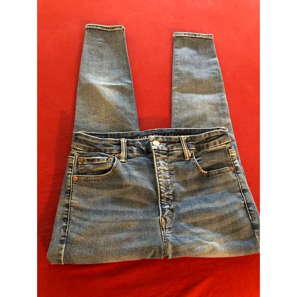American Eagle Outfitters the luxe jean super hi-rise jegging Size 8 - Image 3